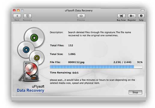 scan lost data on partitions